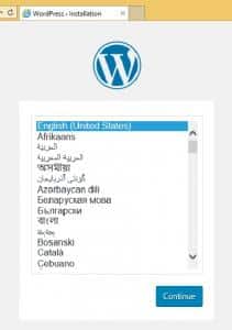 Wordpress install-1